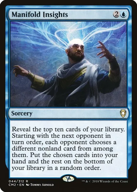 Manifold Insights, Magic card CM2 44 — Commander Anthology Volume II set