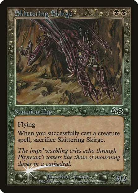 Skittering Skirge, Magic card PAL99 4 — Arena League 1999 set