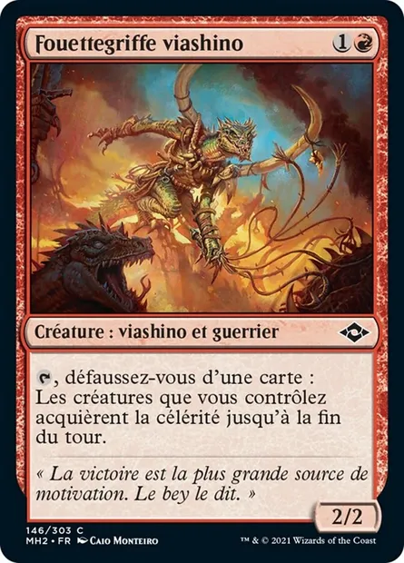 Fouettegriffe viashino, carte Magic MH2 146 — extension Horizons du Modern 2