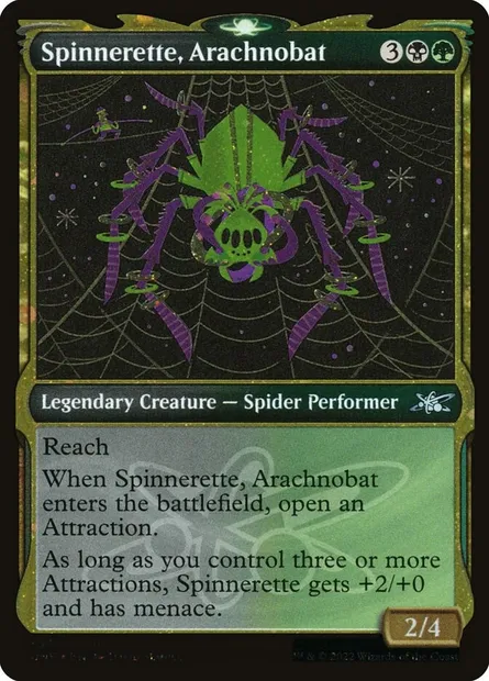 Spinnerette, Arachnobat, Magic card UNF 522 — Unfinity set