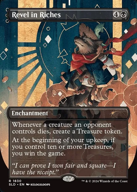 Revel in Riches, Magic card SLD 1830 — Secret Lair Drop set