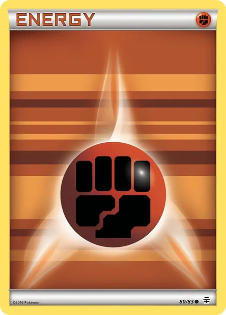 Fighting Energy, Pokémon card GEN 80 — Generations set
