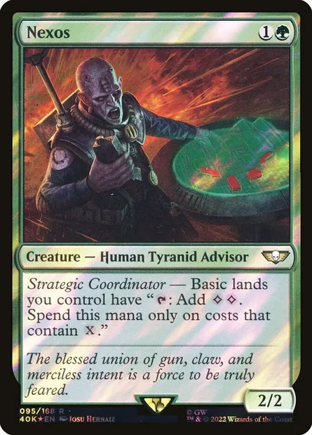 Nexos, carte Magic 40K 95★ — extension Warhammer 40,000 Commander