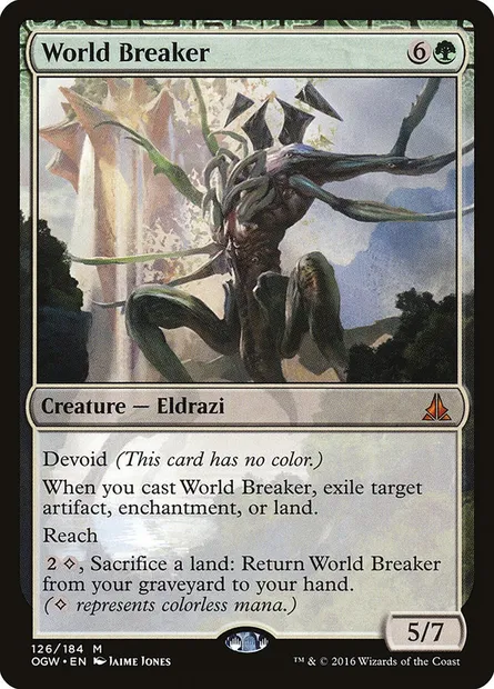 World Breaker, Magic card OGW 126 — Oath of the Gatewatch set