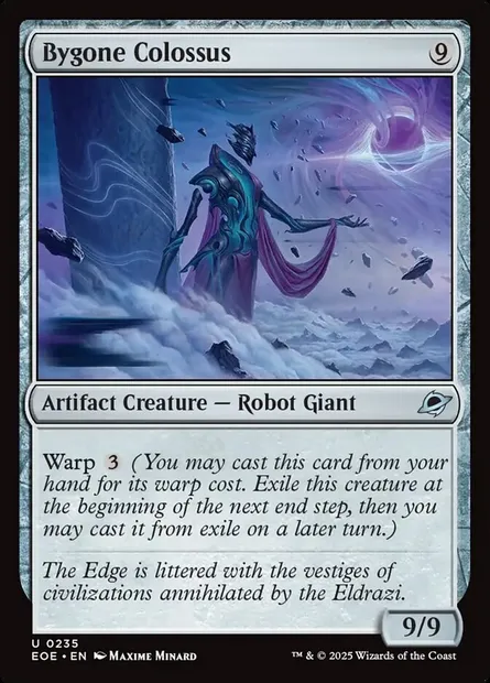 Bygone Colossus, Magic card EOE 235 — Edge of Eternities set