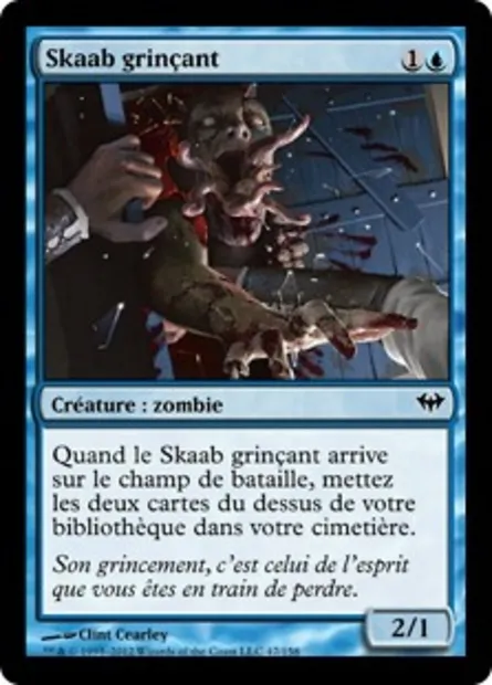 Skaab grinçant, carte Magic DKA 47 — extension Obscure Ascension