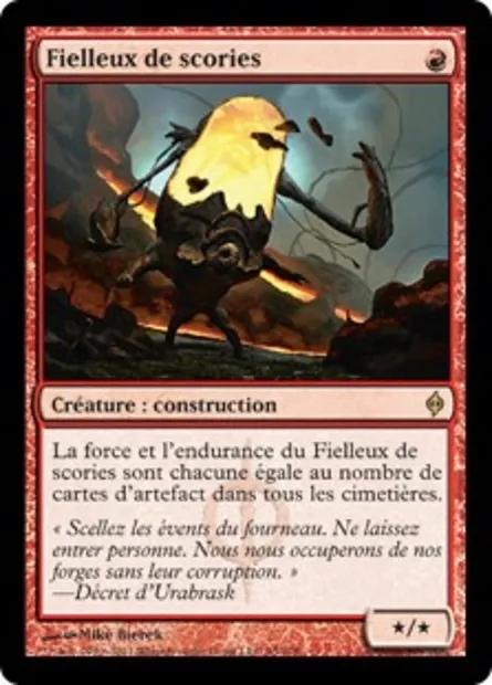 Fielleux de scories, carte Magic NPH 95 — extension La Nouvelle Phyrexia
