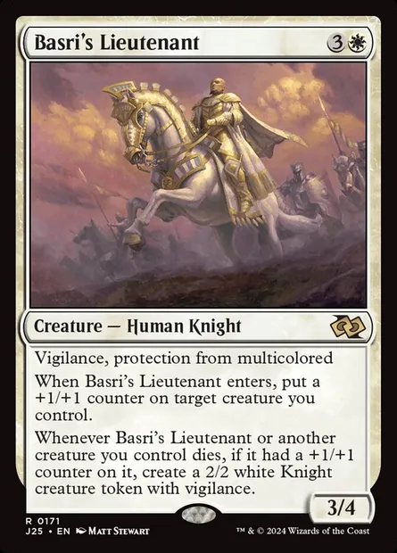 Basri's Lieutenant, Magic card J25 171 — Foundations Jumpstart set