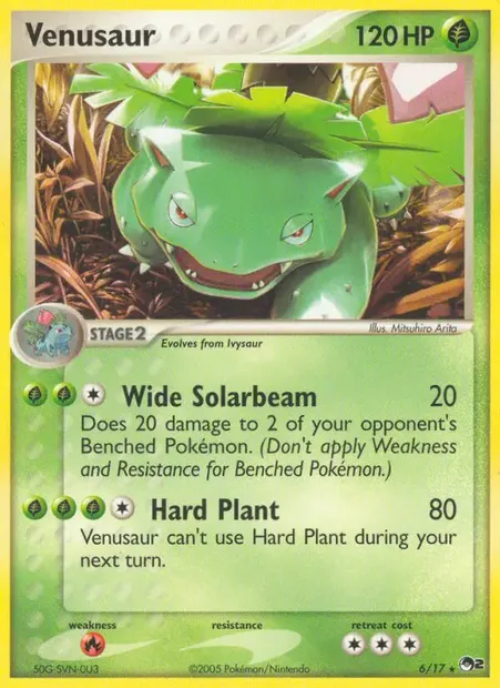 Florizarre, carte Pokémon P2 6 — extension POP Série 2