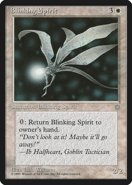 Blinking Spirit, Magic card ICE 8 — Ice Age set