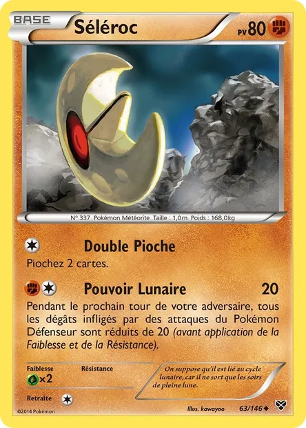 Séléroc, carte Pokémon XY 63 — extension XY