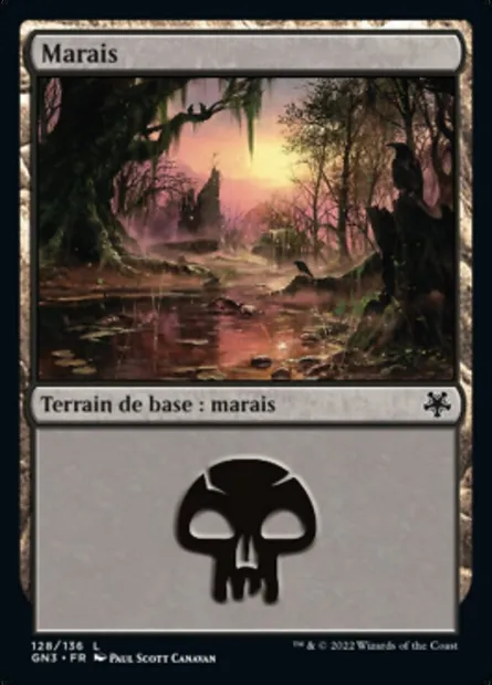 Marais, carte Magic GN3 128 — extension Game Night: Free-for-All