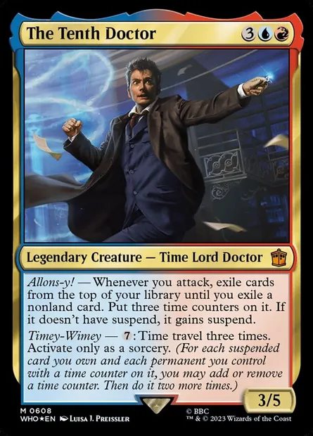 The Tenth Doctor, Magic card WHO 608 — Doctor Who set