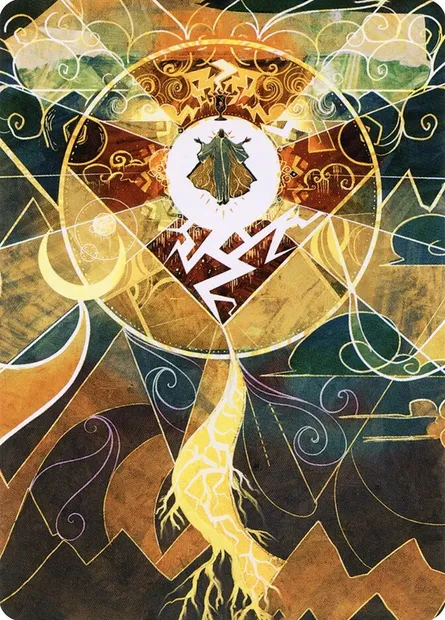 Lightning Bolt // Lightning Bolt, Magic card ASTX 76 — Strixhaven Art Series set
