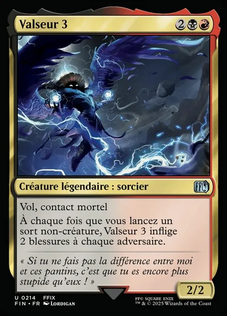 Valseur 3, carte Magic FIN 214 — extension Final Fantasy
