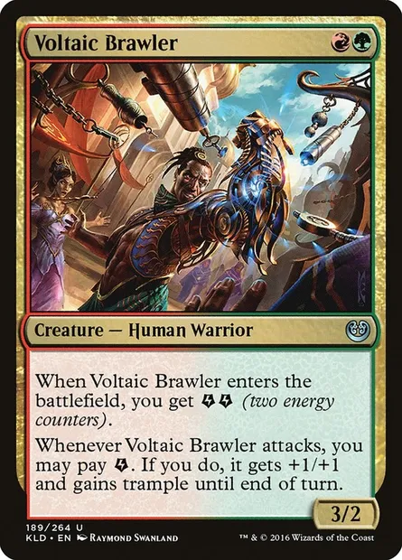 Voltaic Brawler, Magic card KLD 189 — Kaladesh set