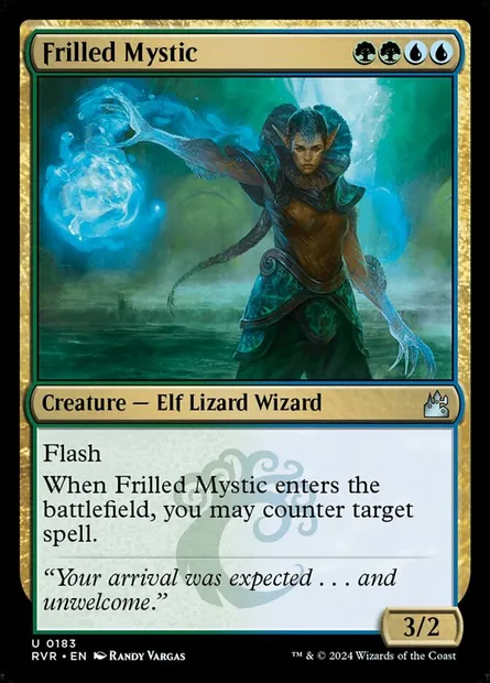 Frilled Mystic, Magic card RVR 183 — Ravnica Remastered set