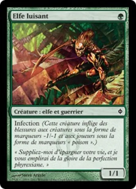 Elfe luisant, carte Magic NPH 111 — extension La Nouvelle Phyrexia