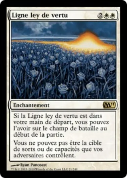 Ligne ley de vertu, carte Magic M11 21 — extension Magic 2011