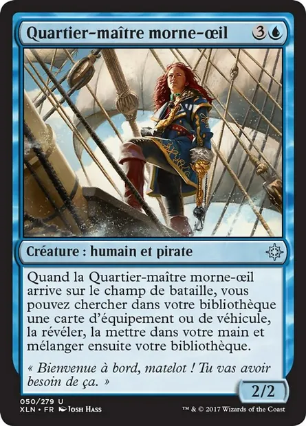 Quartier-maître morne-œil, carte Magic XLN 50 — extension Ixalan