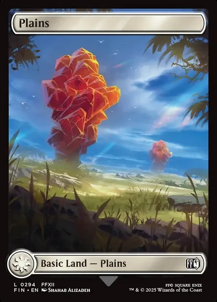 Plains, Magic card FIN 294 — Final Fantasy set