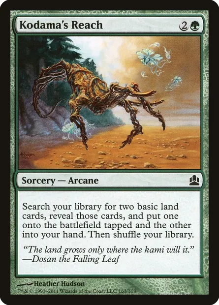 Kodama's Reach, Magic card CMD 163 — Commander 2011 set