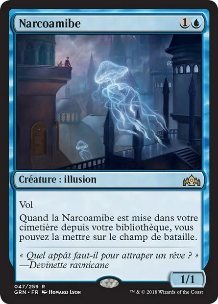Narcoamibe, carte Magic GRN 47 — extension Les Guildes de Ravnica