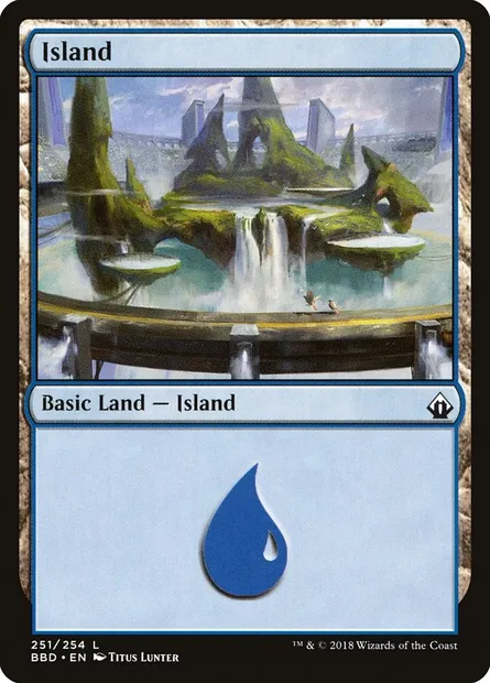 Île, carte Magic BBD 251 — extension Battlebond