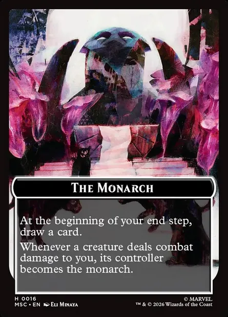 The Monarch, carte Magic TMSC 16 — extension Marvel Super Heroes Commander Tokens