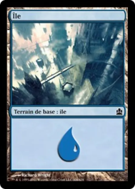 Île, carte Magic CMD 306 — extension Commander 2011
