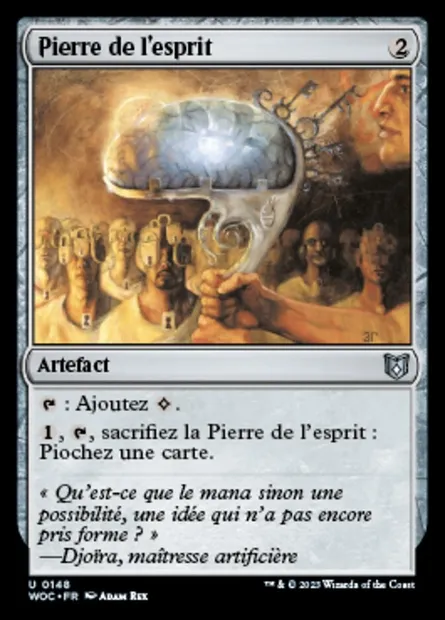 Pierre de l'esprit, carte Magic WOC 148 — extension Wilds of Eldraine Commander
