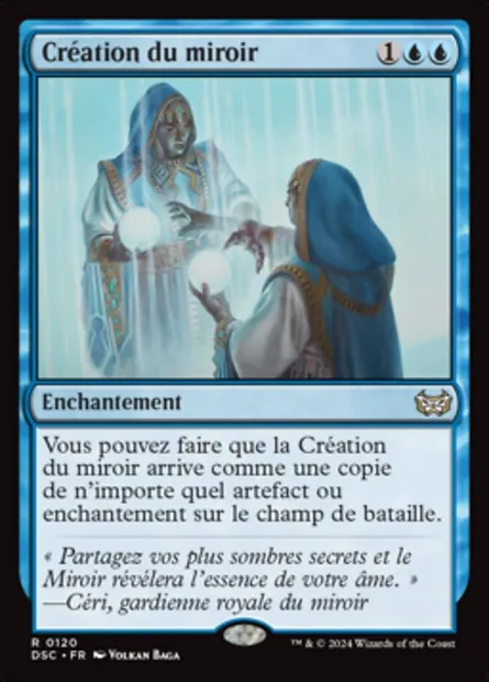 Création du miroir, carte Magic DSC 120 — extension Duskmourn: House of Horror Commander