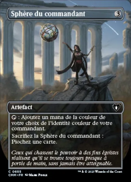 Sphère du commandant, carte Magic CMM 655 — extension Commander Masters