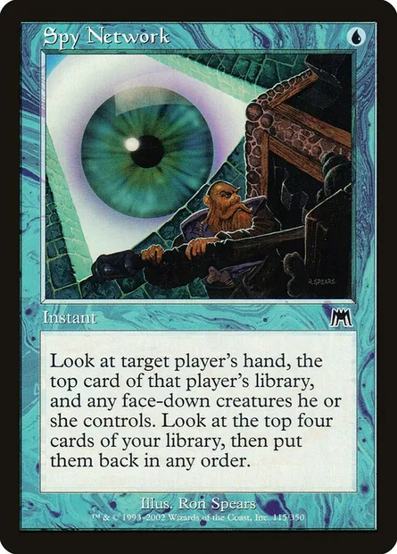 Spy Network, Magic card ONS 115 — Onslaught set