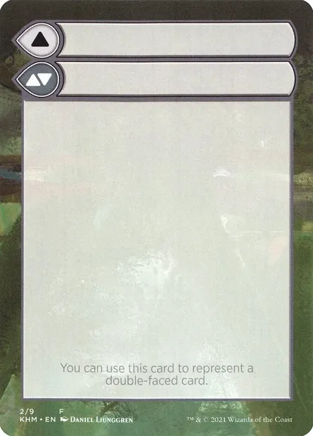 Double-Faced Substitute Card, Magic card SKHM 2 — Kaldheim Substitute Cards set