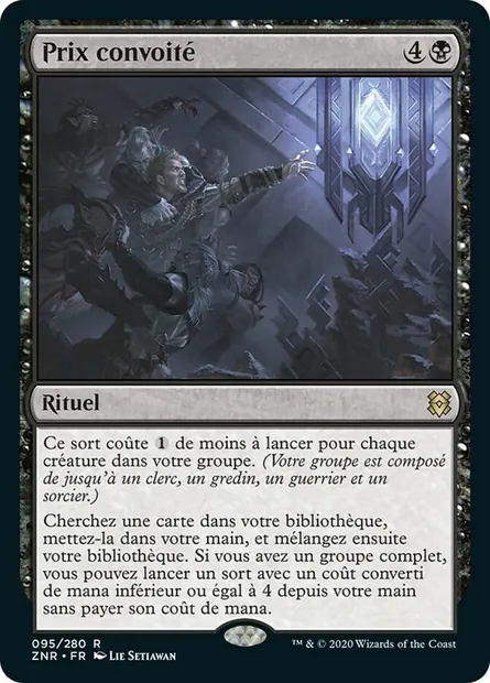 Prix convoité, carte Magic ZNR 95 — extension Renaissance de Zendikar