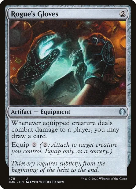 Rogue's Gloves, Magic card JMP 479 — Jumpstart set