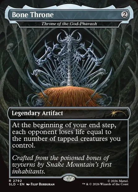 Throne of the God-Pharaoh, Magic card SLD 2792 — Secret Lair Drop set