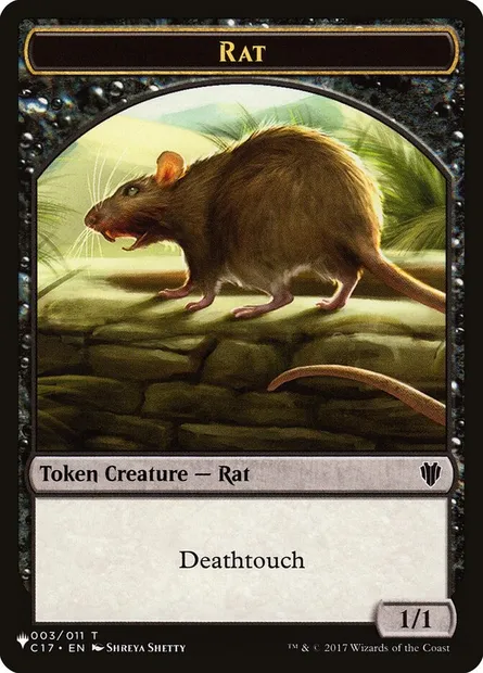 Rat, carte Magic PLST TC17-3 — extension The List