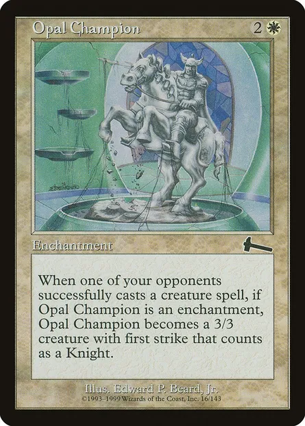 Opal Champion, Magic card ULG 16 — Urza's Legacy set
