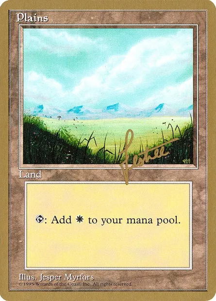 Plains, Magic card PTC bl366 — Pro Tour Collector Set set