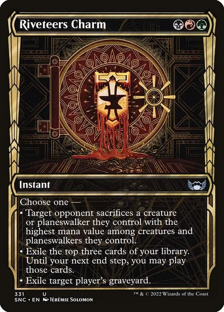 Riveteers Charm, Magic card SNC 331 — Streets of New Capenna set