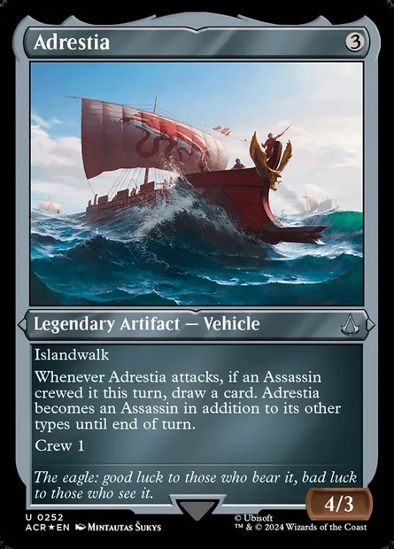 Adrestia, Magic card ACR 252 — Assassin's Creed set