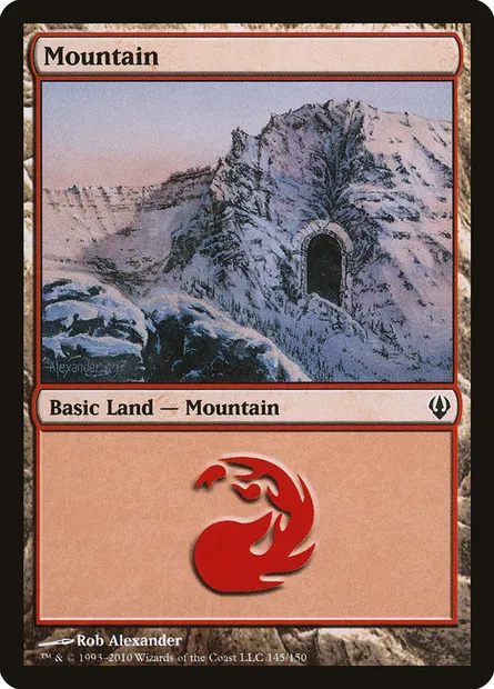 Mountain, Magic card ARC 145 — Archenemy set