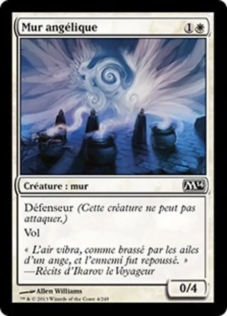 Mur angélique, carte Magic M14 4 — extension Magic 2014