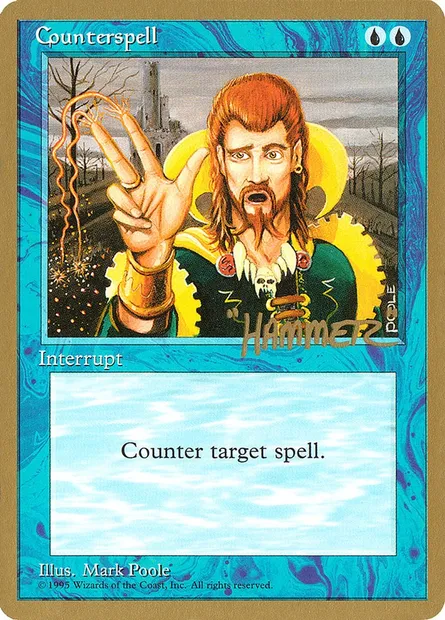 Counterspell, Magic card PTC shr65 — Pro Tour Collector Set set