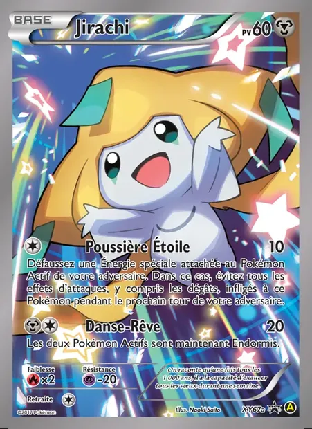 Jirachi, carte Pokémon XY 67a — extension Promo XY
