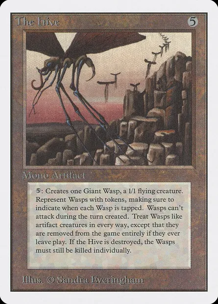 L'Essaim, carte Magic 2ED 273 — extension Unlimited Edition