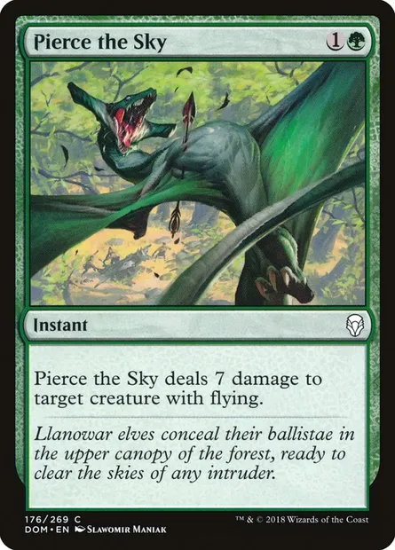 Pierce the Sky, Magic card DOM 176 — Dominaria set