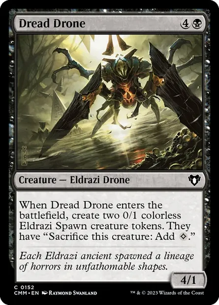 Dread Drone, Magic card CMM 152 — Commander Masters set